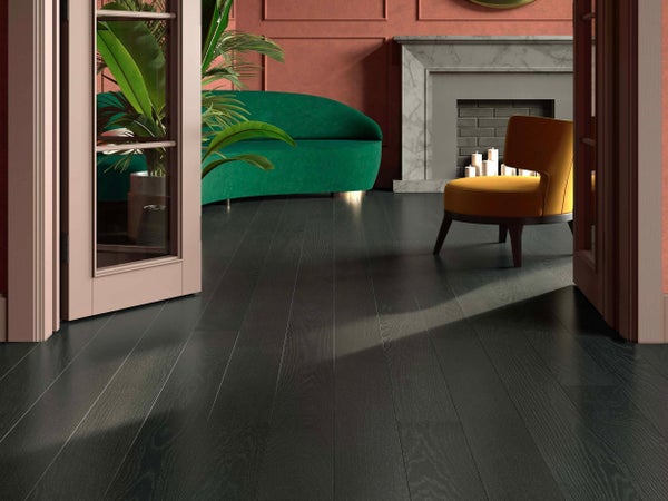 Ash Elegant Onyx 1-strip engineered parquet